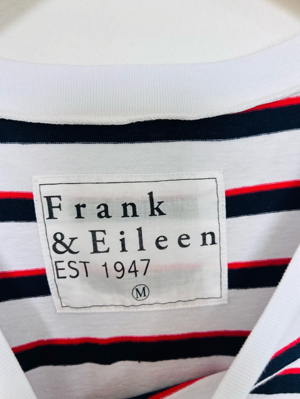 Frank & Eileen “mini cory” muscle dress in White, Black & Red medium, NWT